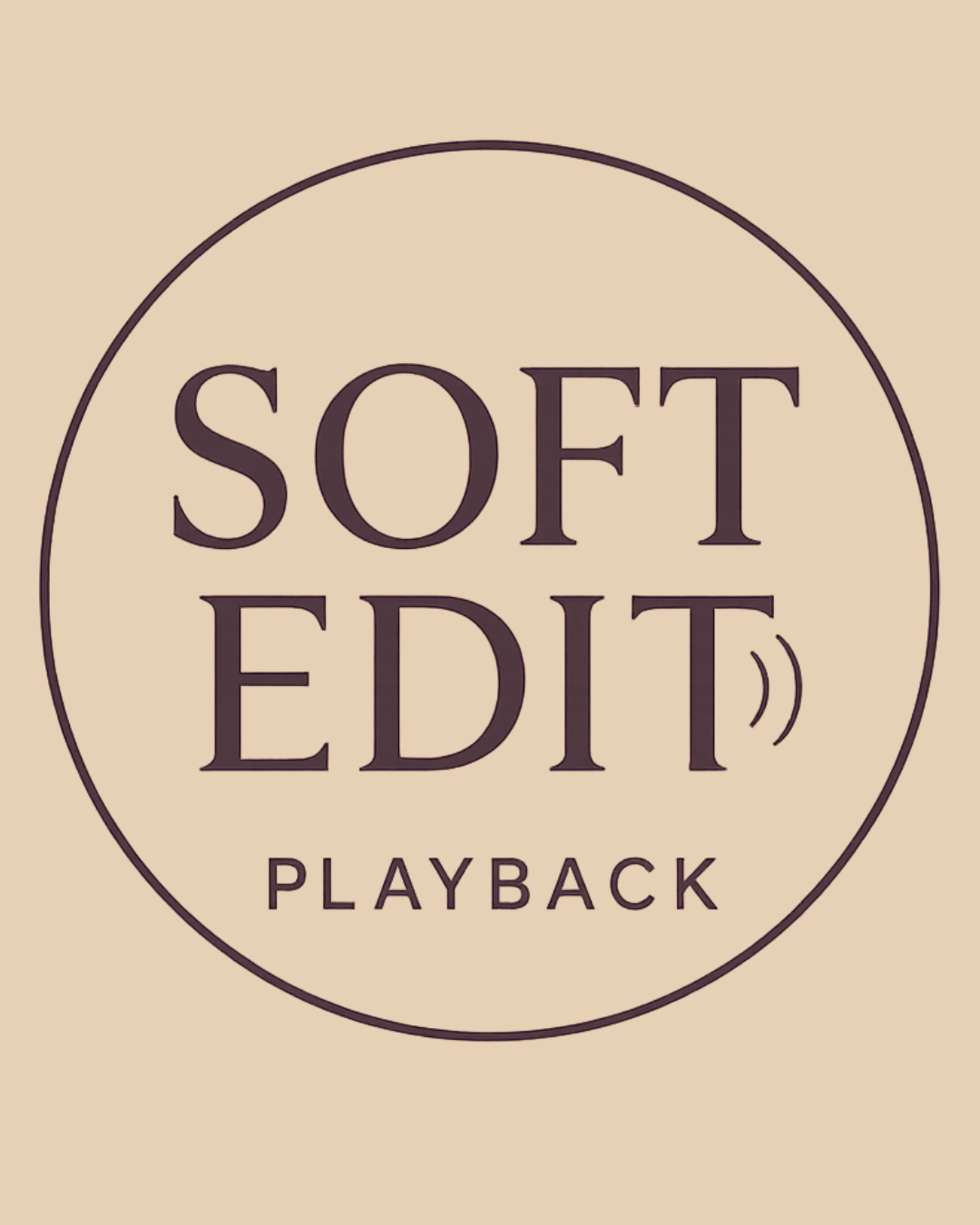 Soft Edit Playback Logo